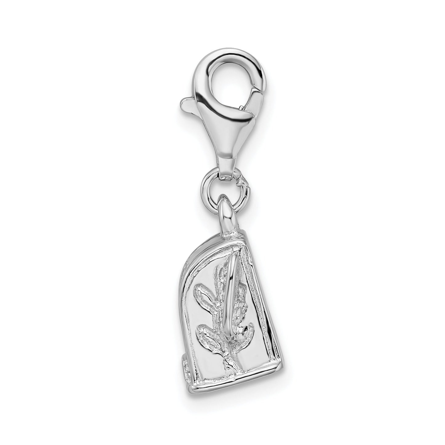 Sterling Silver Slot Machine Lobster Clasp Charm