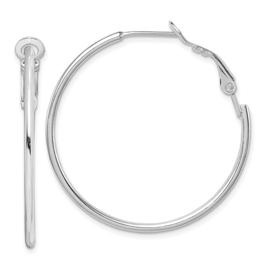 Sterling Silver Large Hoop Earrings Jewelry 39mm