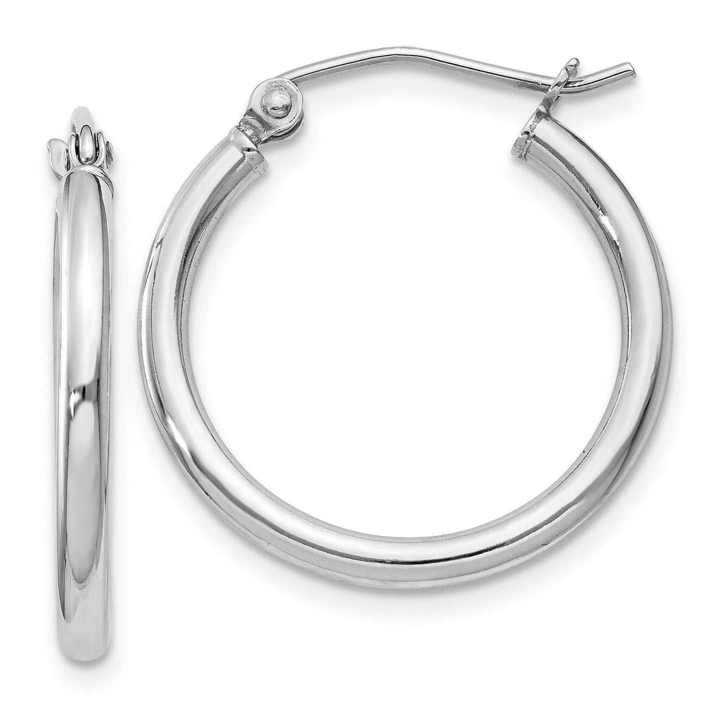 Sterling Silver Hoop Earrings 20mm