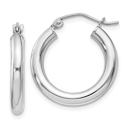 Sterling Silver Hoop Earrings 20mm