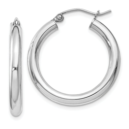 Sterling Silver Hoop Earrings 26mm