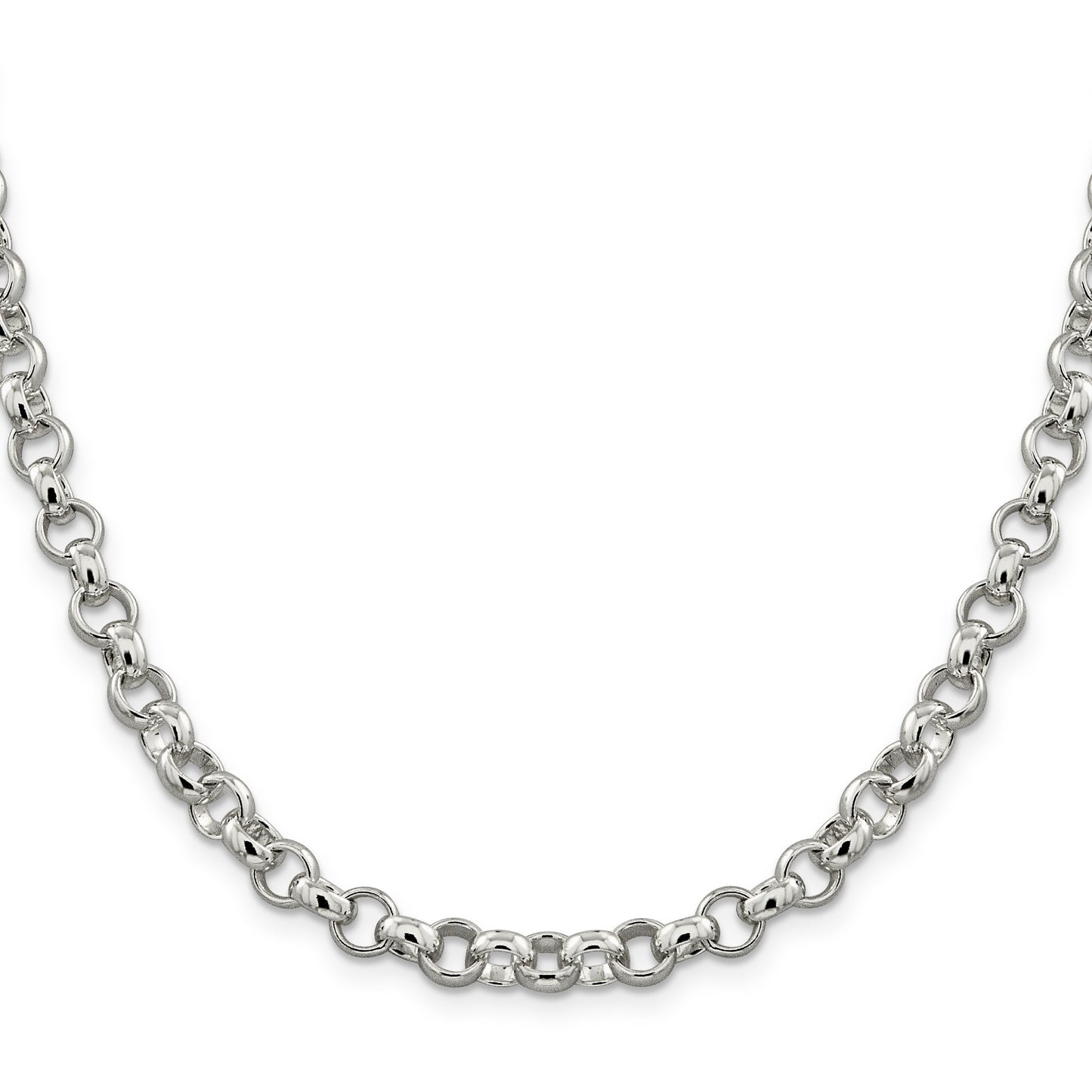 Sterling Silver Fancy Link Chain
