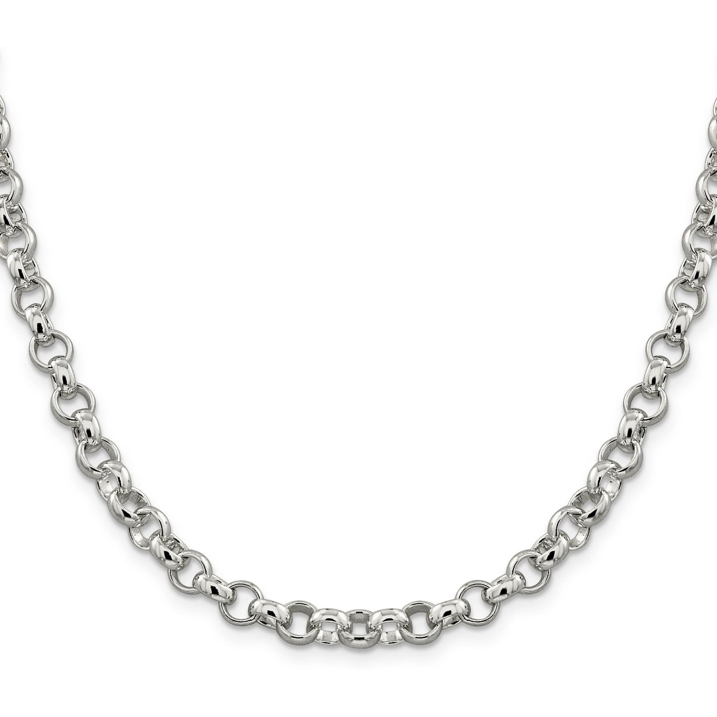 Sterling Silver Fancy Link Chain