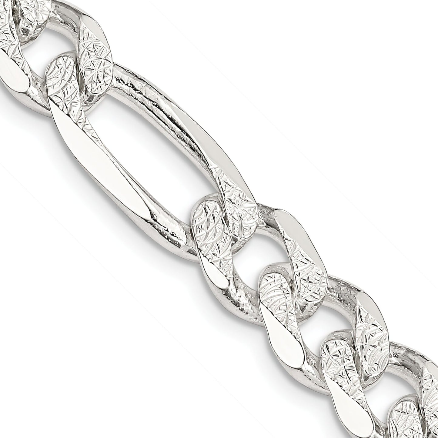 Sterling Silver Figaro Chain