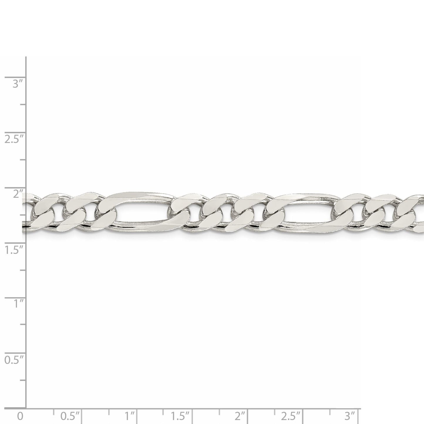 Sterling Silver Figaro Chain