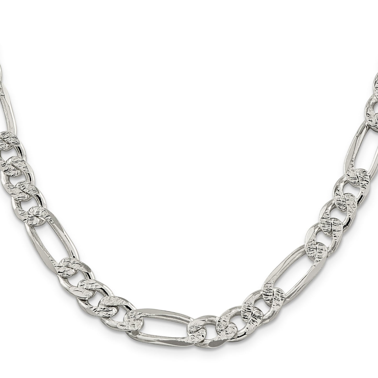 Sterling Silver Figaro Chain