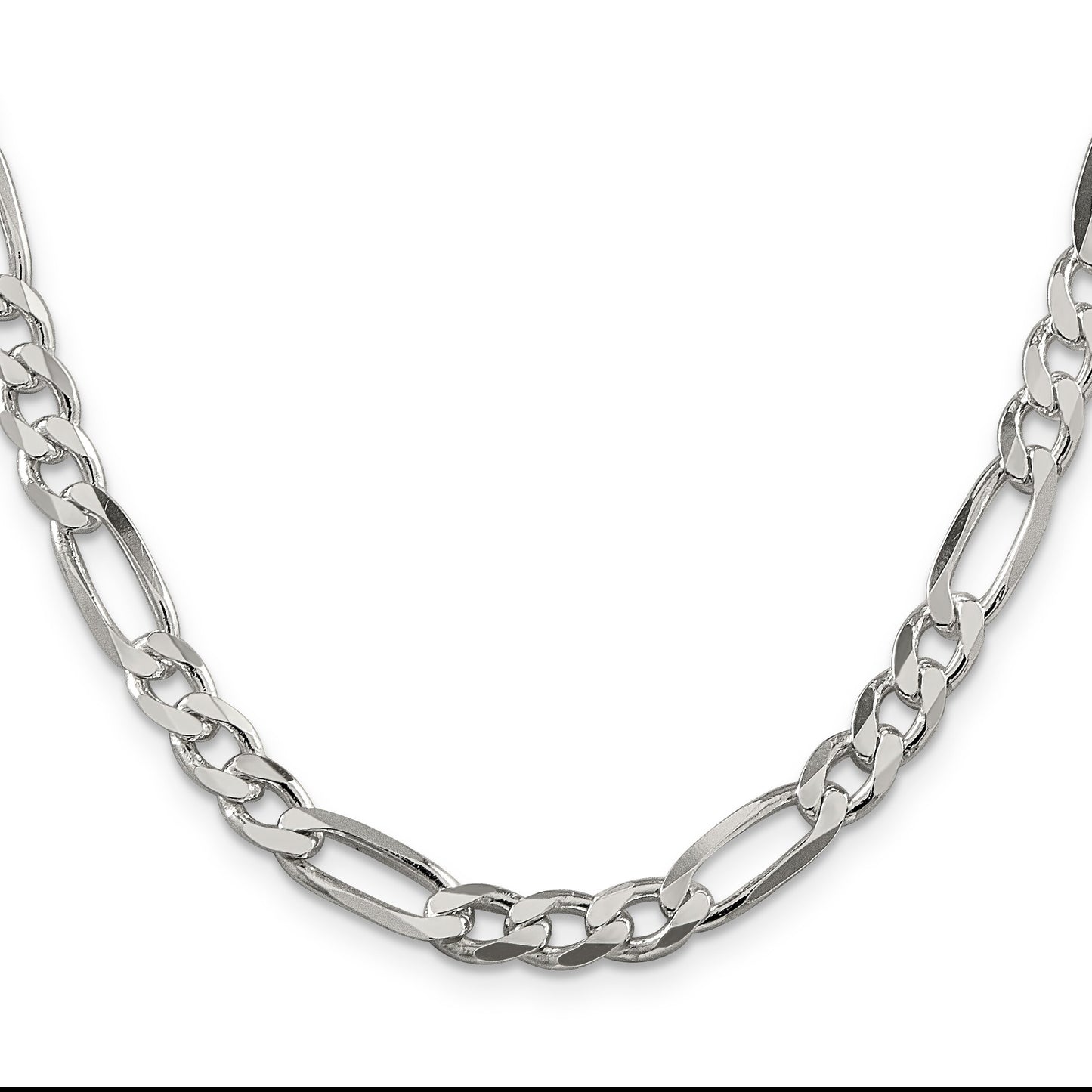 Sterling Silver Figaro Chain