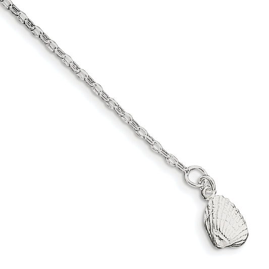 Sterling Silver Shell Anklet Chain Jewelry