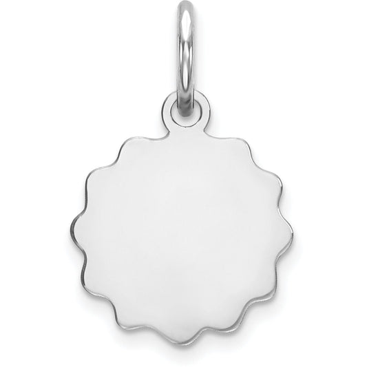 Sterling Silver Disc Charm