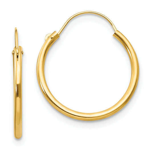 14K Gold Hoop Earrings