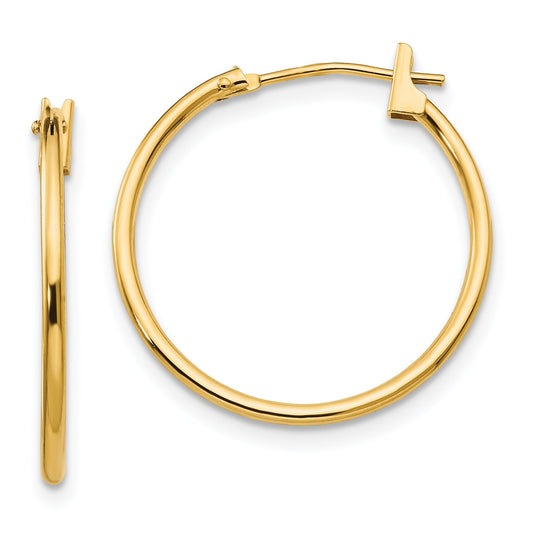14K Gold Hoop Earrings