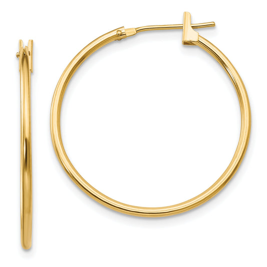 14K Gold Hoop Earrings