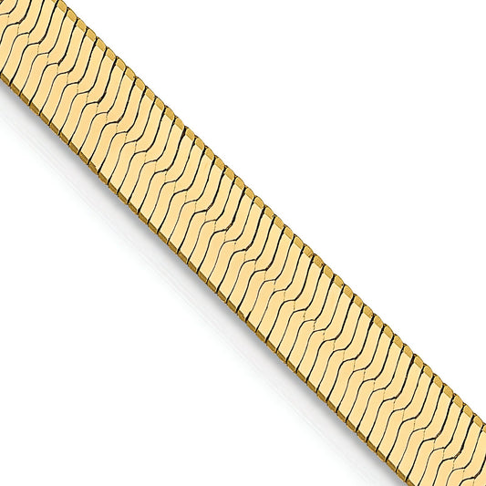 14K Gold 4mm Herringbone Chain