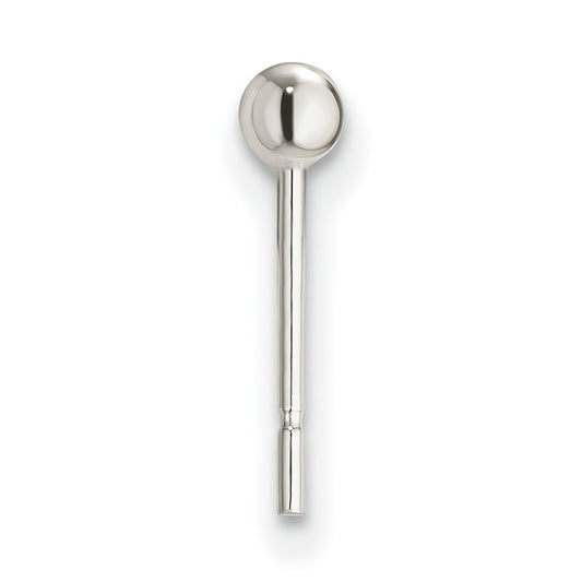 Sterling Silver Ball Stud Earrings (2.00mm to 7.00mm)