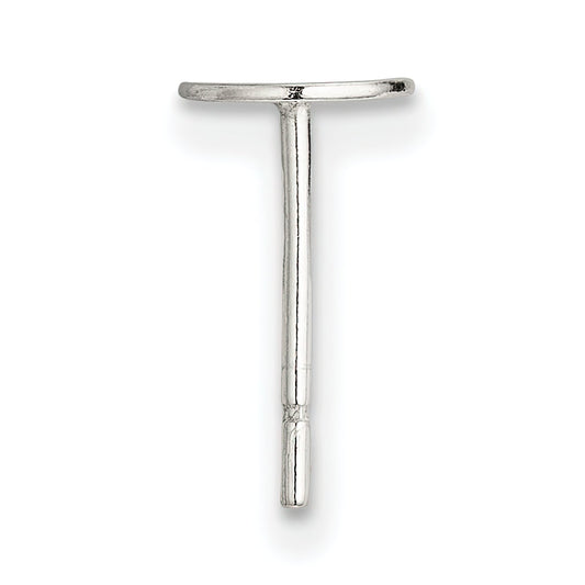 Sterling Silver Flat Back Post Earrings (6.00mm to 10.00mm)