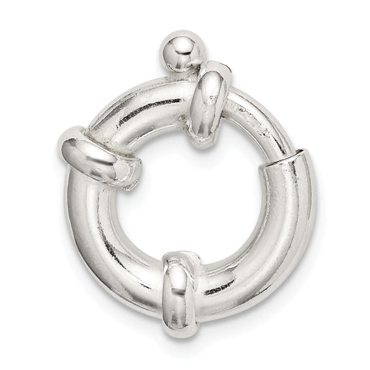 Sterling Silver Spring Ring Clasp (12.10mm to 16.10mm)
