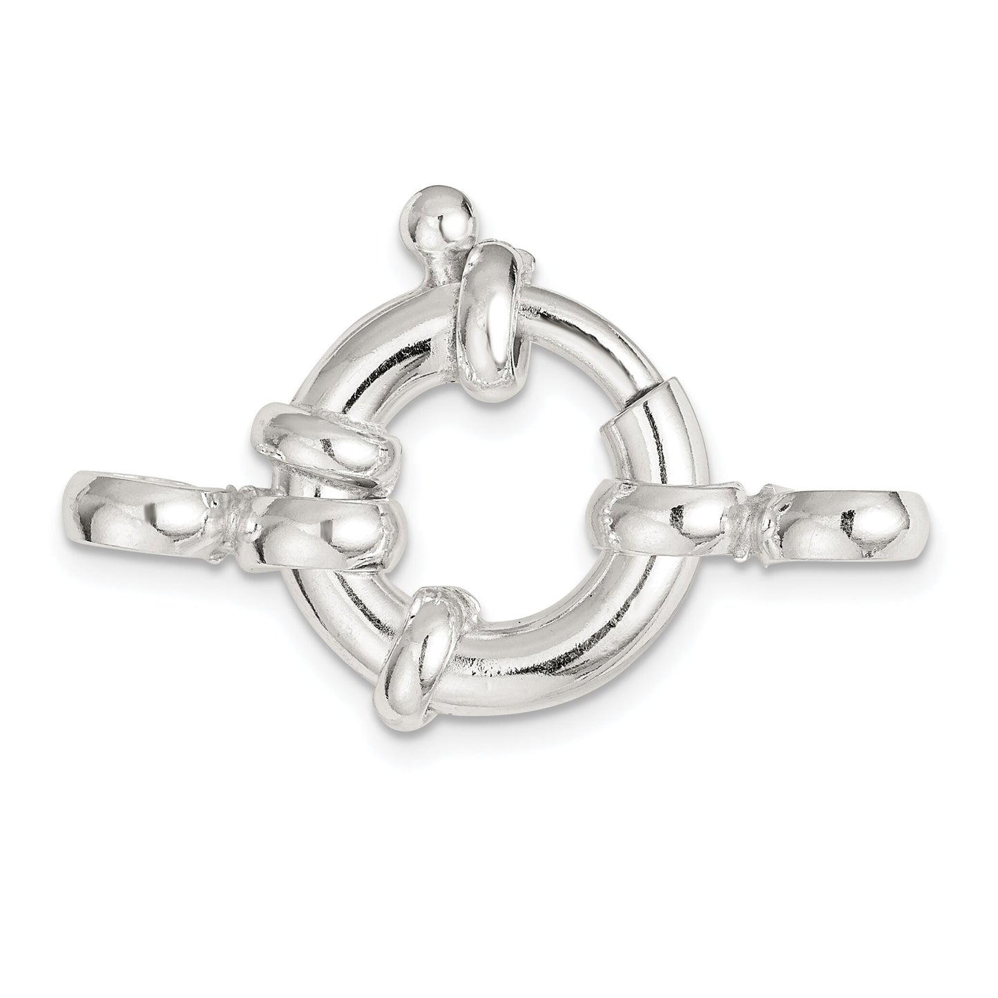 Sterling Silver Spring Ring Clasp 31.5mm