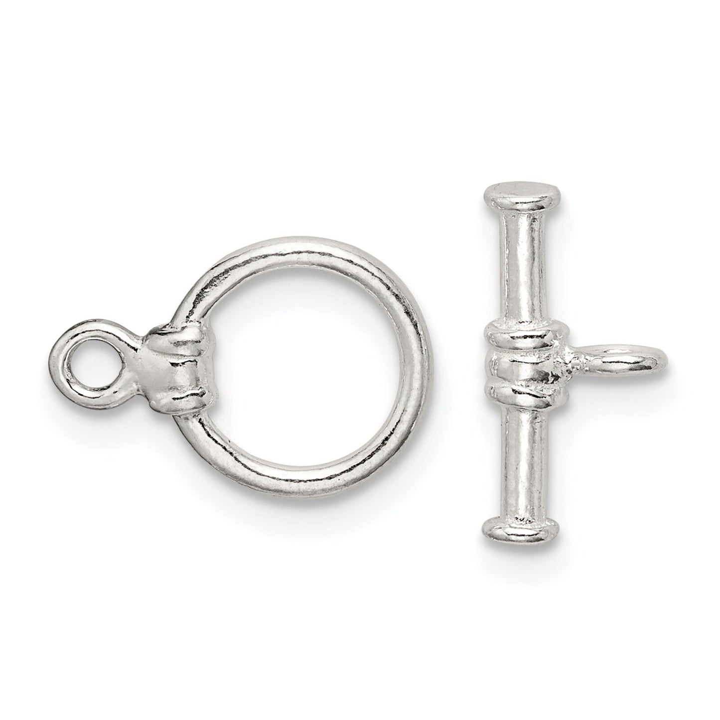 Sterling Silver Toggle Clasp 4Pcs