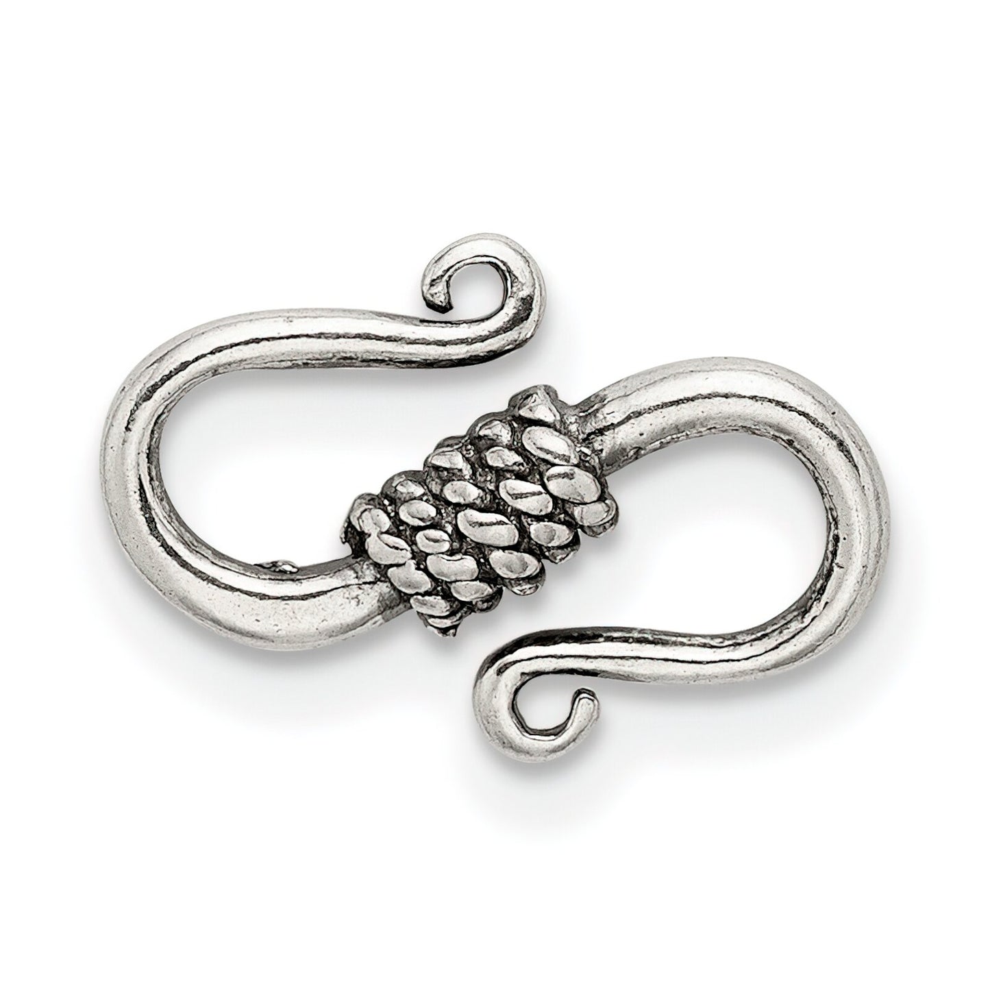 Sterling Silver S Hook Clasp 4Pcs