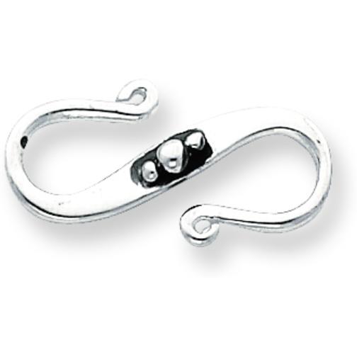 Sterling Silver S Hook Clasp 27mm