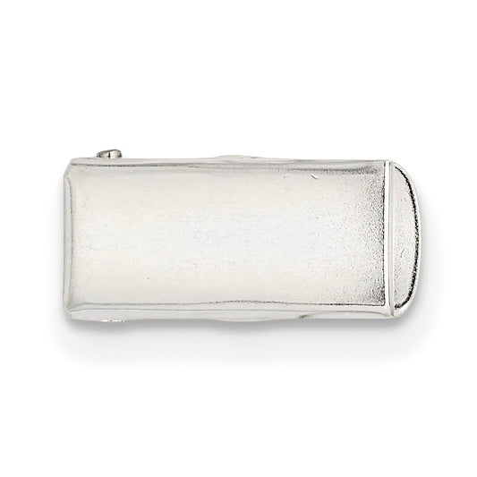 Sterling Silver Fold Over Clasp (10.70mm to 12.00mm)