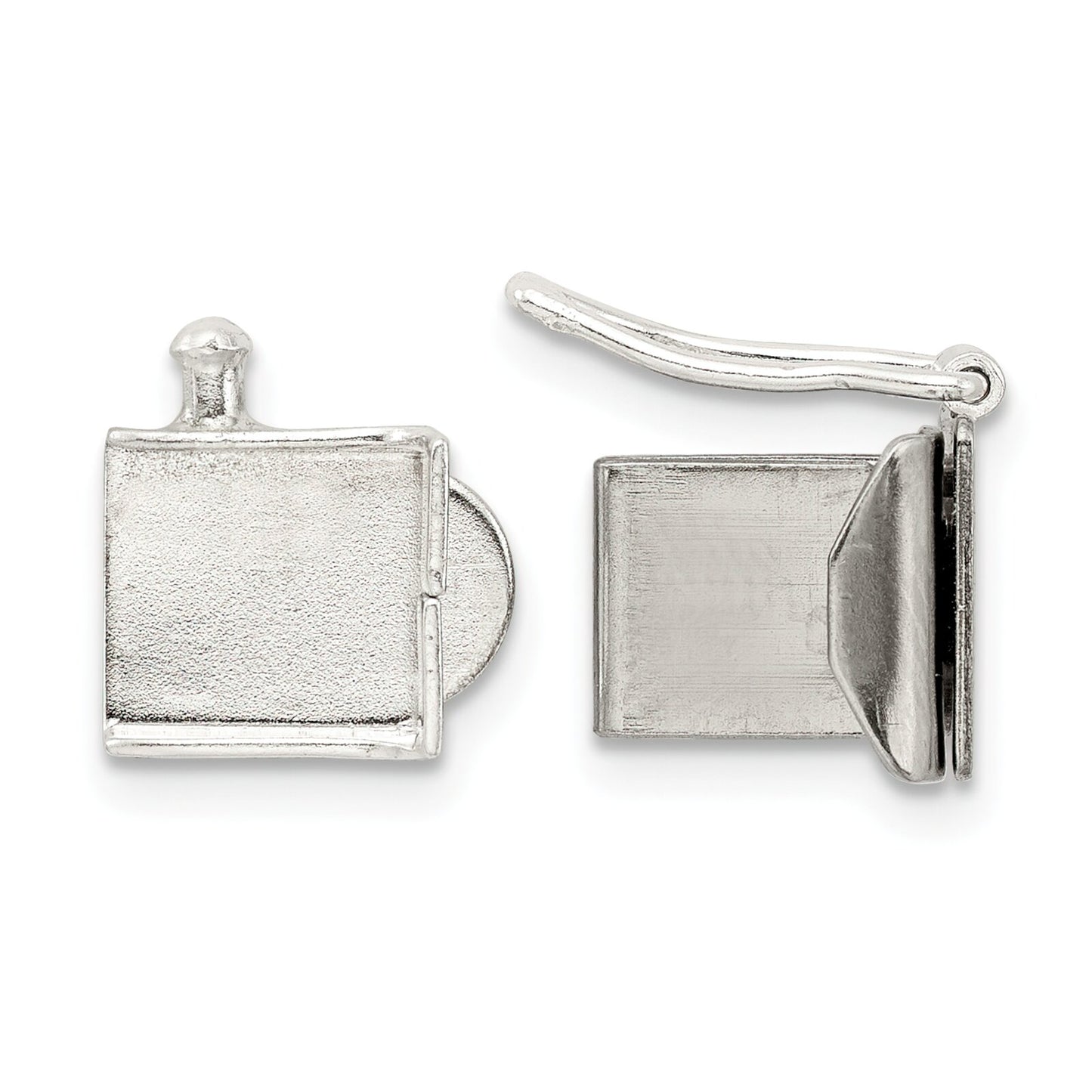Sterling Silver Fold Over Clasp (7.40mm to 9.50mm)