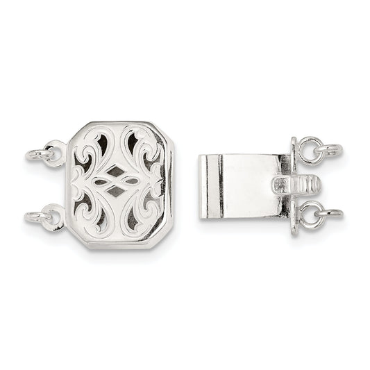 Sterling Silver Strand Pearl Clasp (2 or 3 Strands)