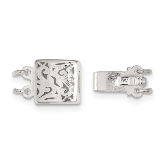 Sterling Silver Strand Pearl Clasp (2 or 3 Strands)
