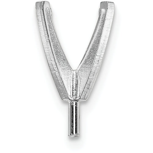 14K White Gold 4 Prong Round Peg High Setting (3.20 to 11.90mm)