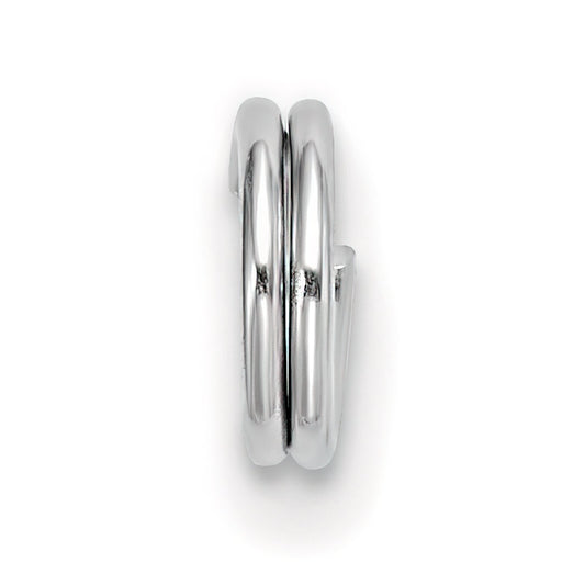 14K White Gold Split Rings