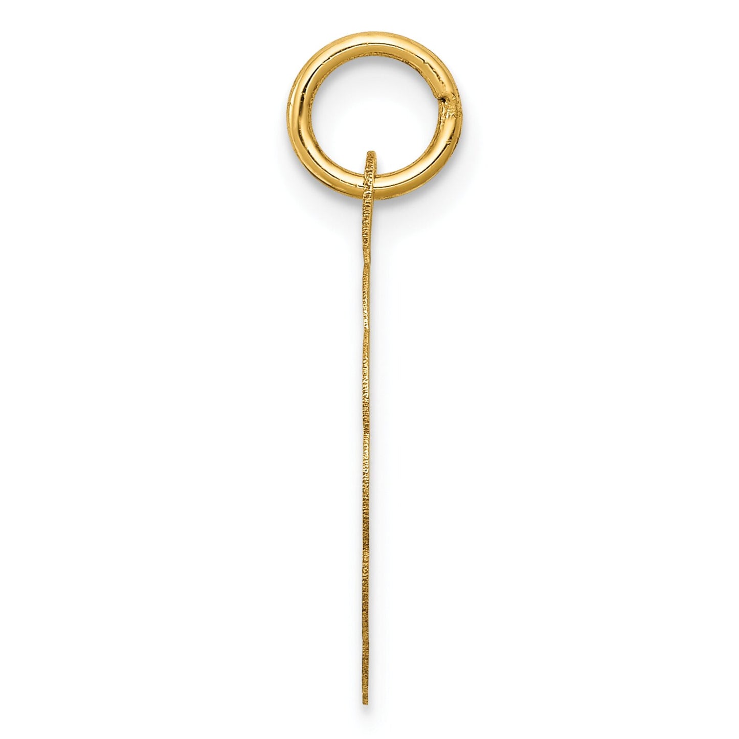 14K Gold Love Birds Disc Charm