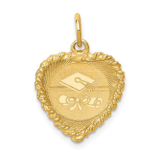 14K Gold Graduation Cap Diploma Charm