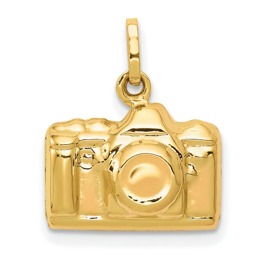 14K Gold Camera Charm