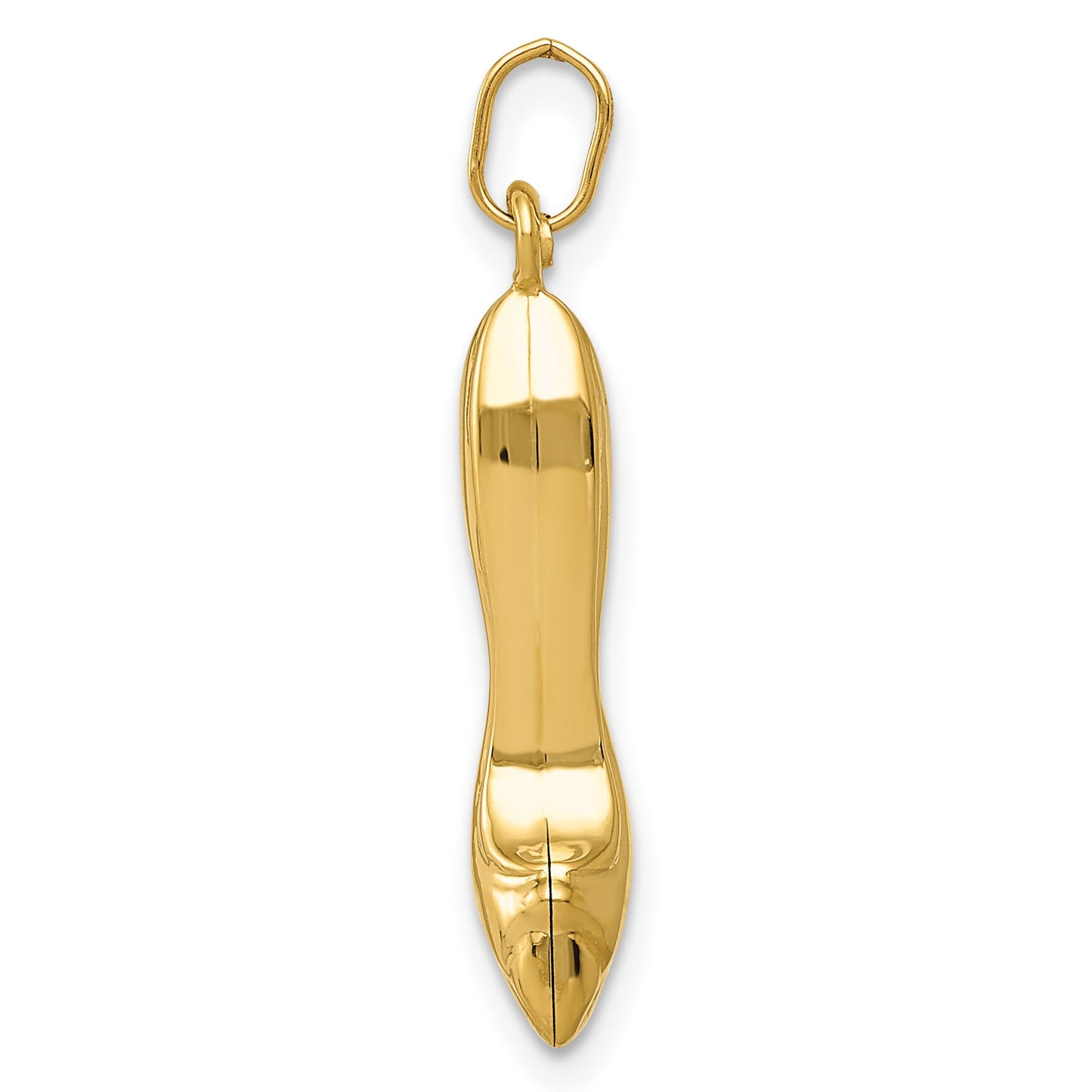 14K Gold High Heel Shoe Charm