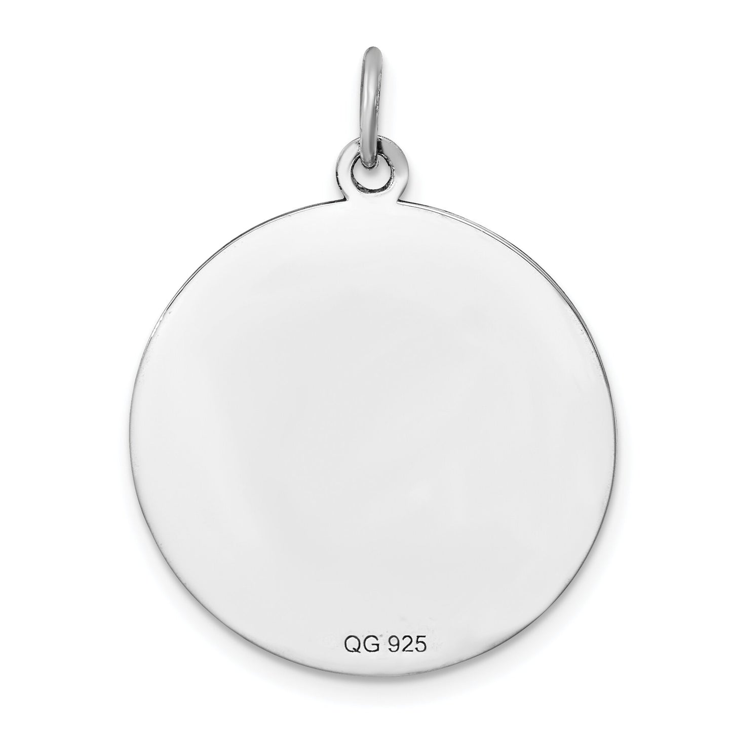 Sterling Silver U.S. Coast Guard Round Charm