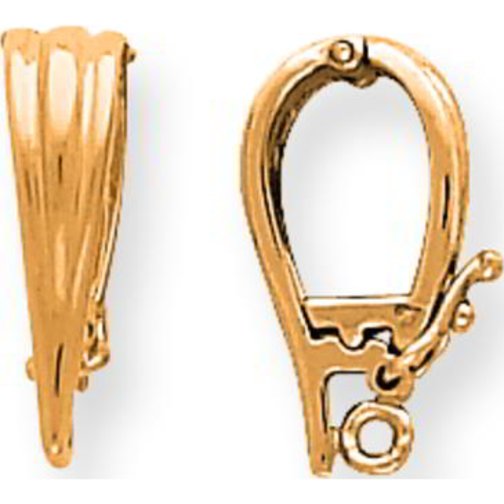 14K Gold Pearl Enhancer (5.2 to 6.9mm)