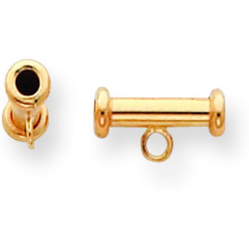 14K Gold Tube Bail (2.10mm Inside Diameter)