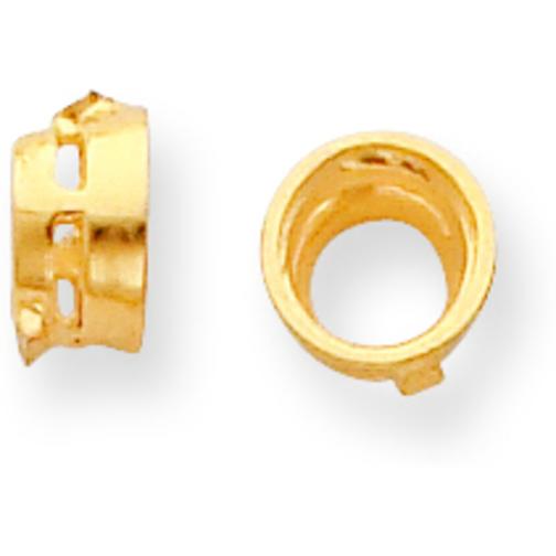 14K Gold Round Stone Seat Bezel Setting (2.40 to 8.20mm)