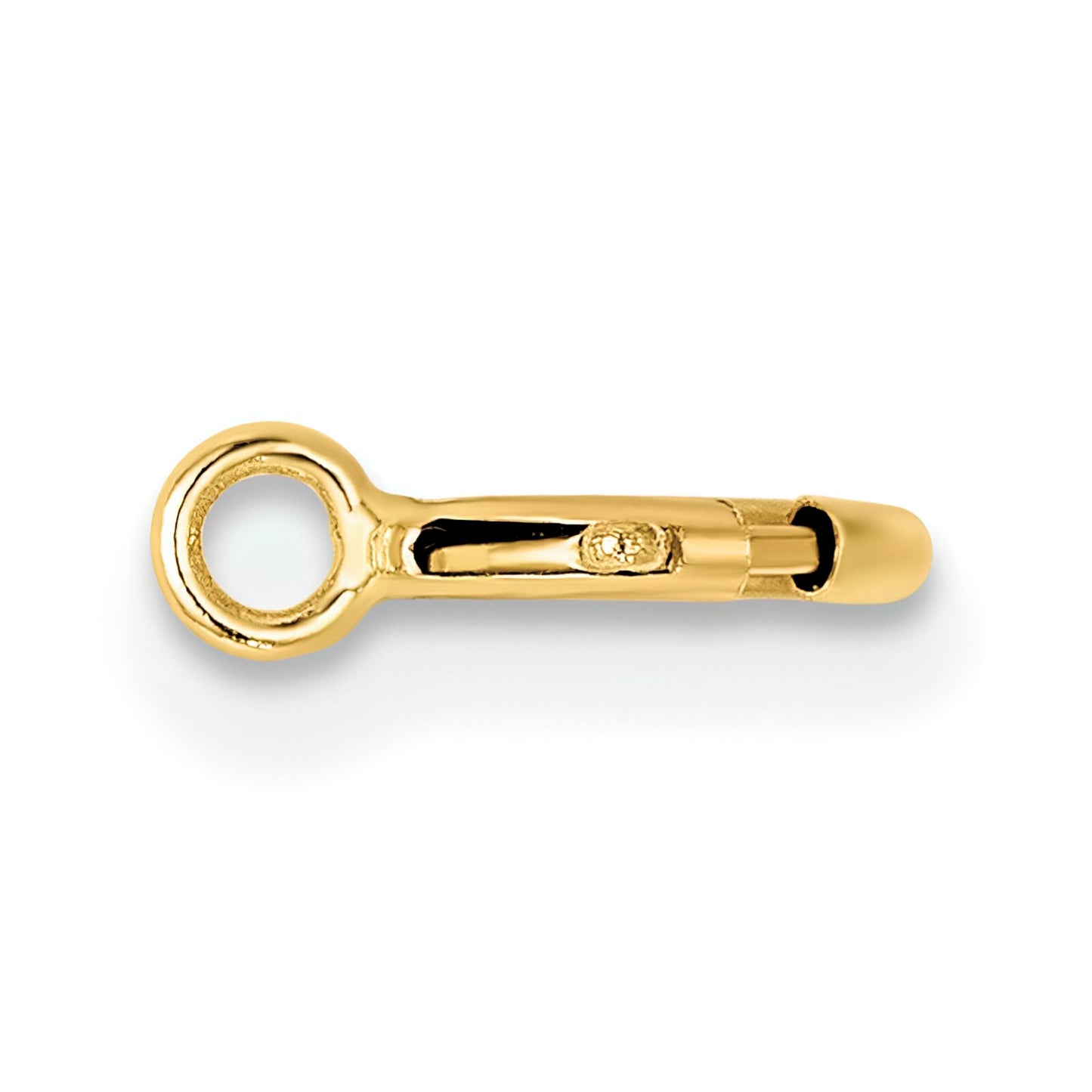 14K Gold Spring Ring Clasp (4.00mm to 6.00mm)