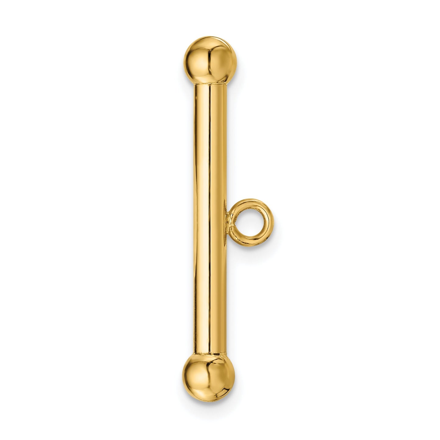 14K Gold Toggle Clasp Bar (17.10mm to 27.60mm)