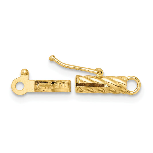 14K Gold Barrel Clasp 8mm