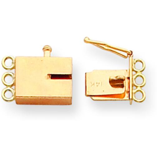 14K Gold Box Clasp Replacement Tongue 9.6mm