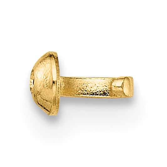 14K Gold Bead Tip 3 x 4mm