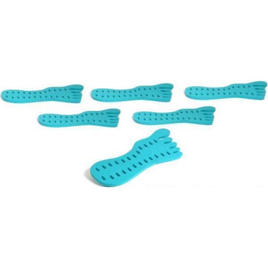 6 Toe Ring Case Displays Foam Foot Body Jewelry Holders