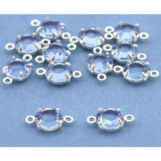 Rose Montees Blue Rhinestone 10.5mm 12Pcs