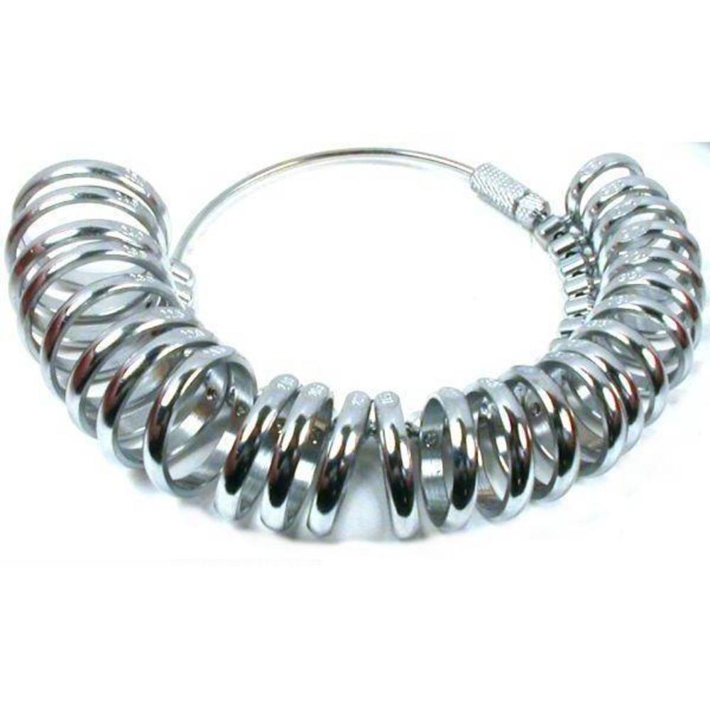 Finger Gauge Sz 13-25 Chrome Plated Brass