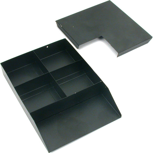 Bead Compartment Scoop with Lid 4 1/2"