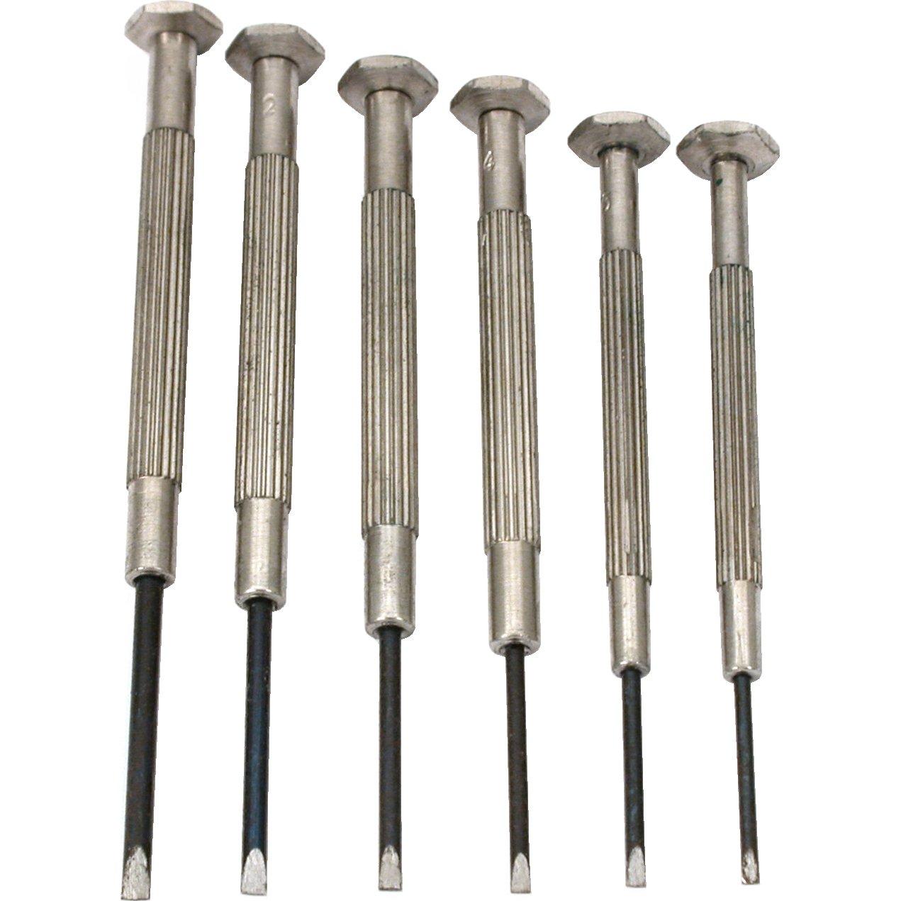 Precision Slotted Screwdrivers 6Pcs