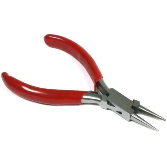 Round Nose Pliers 5" Double Leaf Spring Beading Jewelry Design Hobby Craft Tool