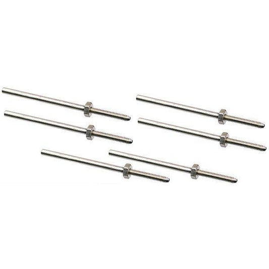 Threaded Mandrels 3/32" 6Pcs